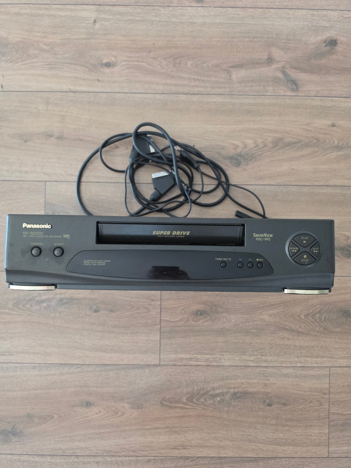 Panasonic NV-SD200 VHS Videorecorder | Super Drive | Incl. K, Audio, Tv en Foto, Videospelers, Ophalen of Verzenden, Gebruikt