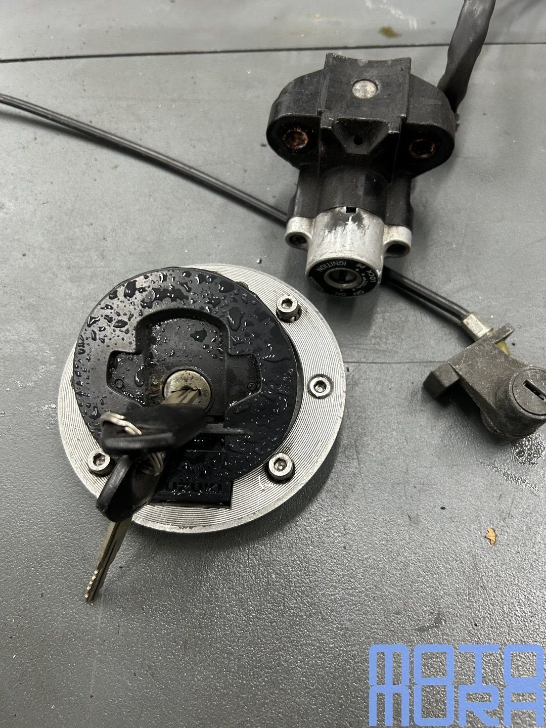 Slotenset voor de Suzuki GSXR 600 & 750 SRAD 1996 2000 GSX-R, Ophalen of Verzenden, -, -, -
