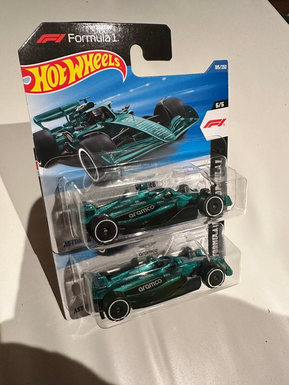 Aston Martin Aramco F1 Team Hotwheels, Ophalen of Verzenden, Nieuw, Auto