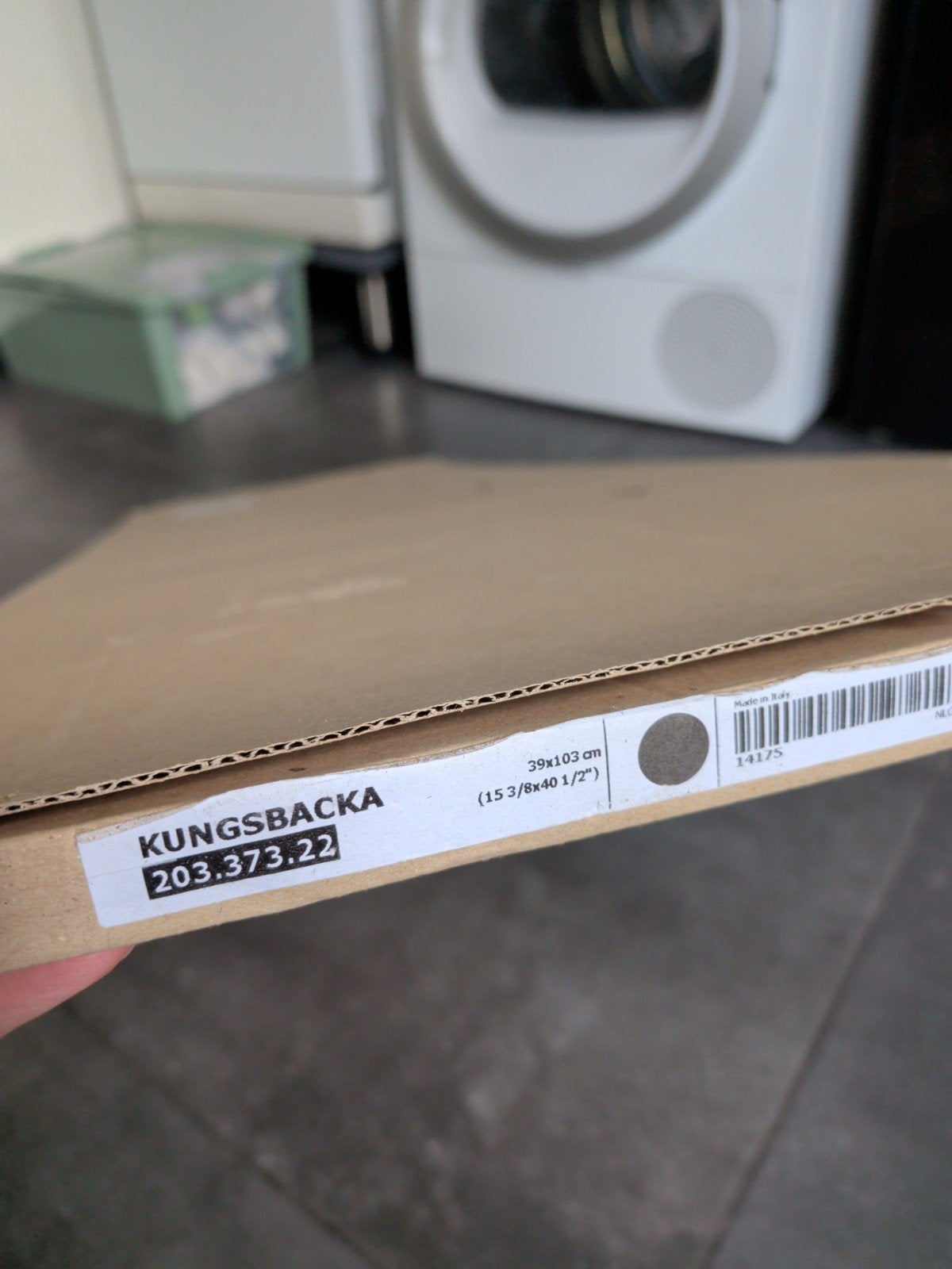 2x IKEA KUNGSBACKA Paneel 39x103 cm Nieuw in Verpakking, Ophalen, Zwart, Nieuw, Minder dan 100 cm