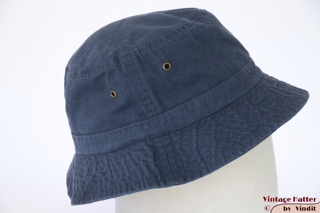 Vissers buckethat hoed blauw katoen 57 en 59 nieuw unisex, Ophalen of Verzenden, Nieuw, 56 of 57 cm (M, 7 of 7⅛ inch), Hoed
