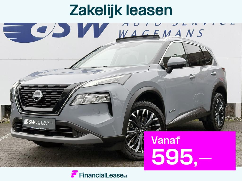 Nissan X-Trail 1.5 e-Power Tekna Plus | Pano | ACC | Leder |, 1497 cc, Gebruikt, Zwart, Bedrijf