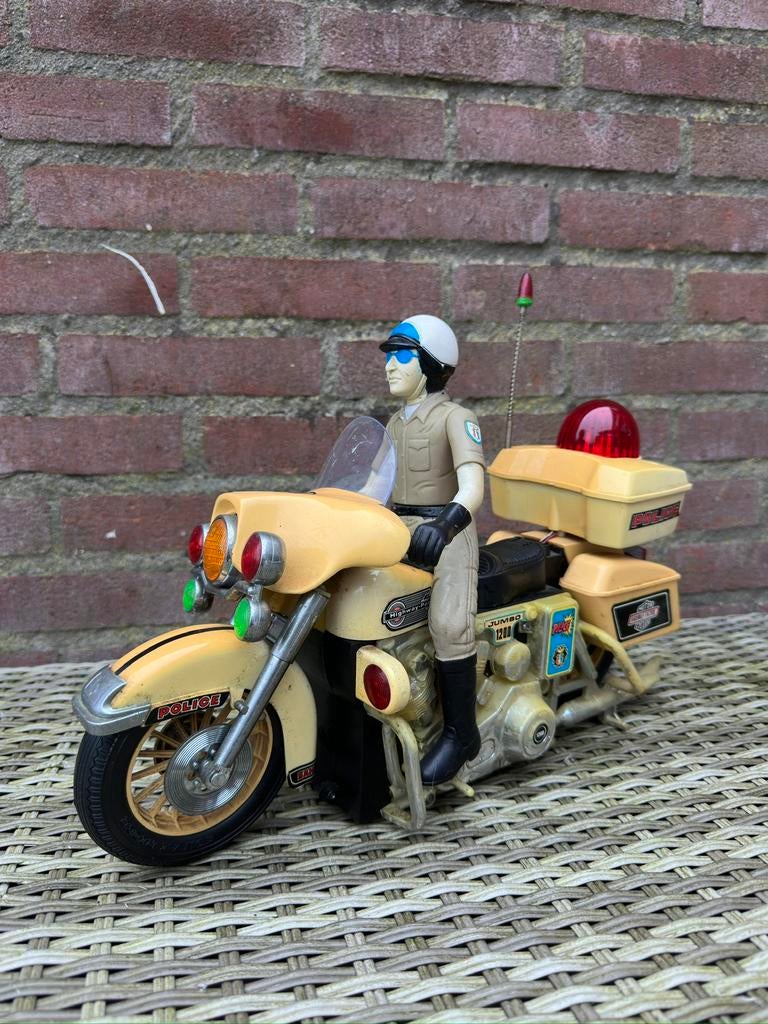 Vintage jumbo 1200 highway patrol police, Antiek en Kunst, Ophalen of Verzenden