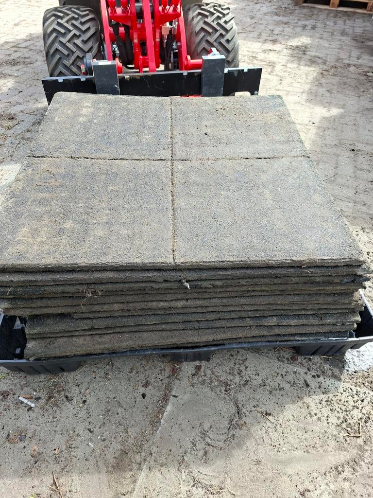 16.5 m2 rubberen tegels 100x100x3 cm staltegels stalmatten, Dieren en Toebehoren, Stalling en Weidegang