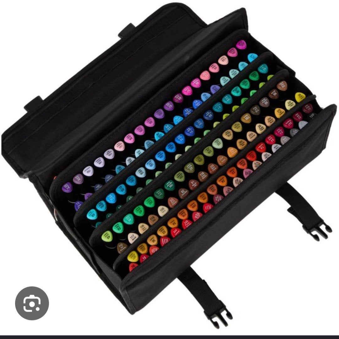 DECOTIME ALCOHOL twinmarkers met nieuwe tas, Hobby en Vrije tijd, Tekenen, Ophalen of Verzenden, Nieuw, Potlood of Stift