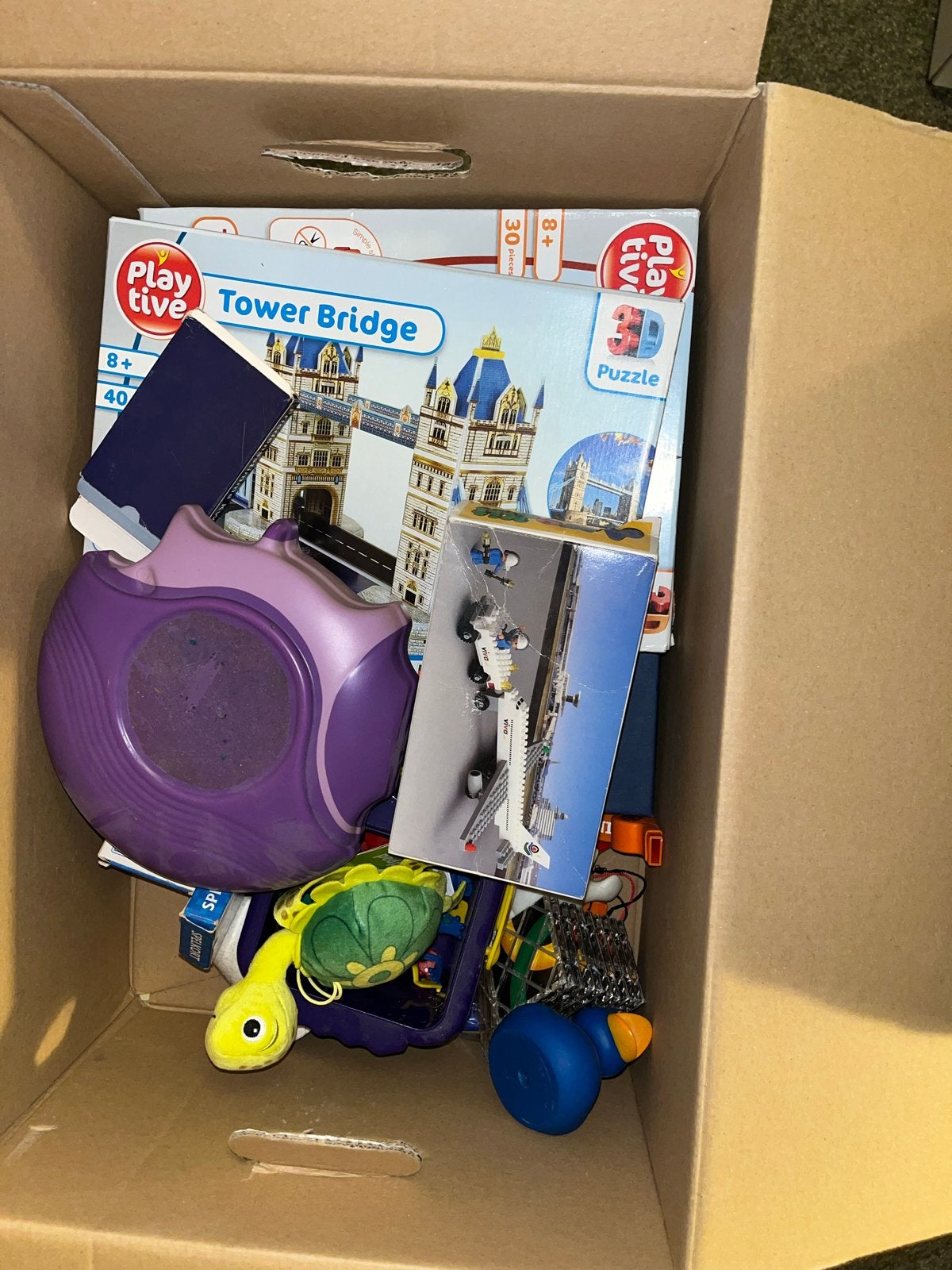 Playtive Tower Bridge 3D-puzzel en divers speelgoed, Ophalen, 10 tot 50 stukjes, Gebruikt, 6 jaar of ouder
