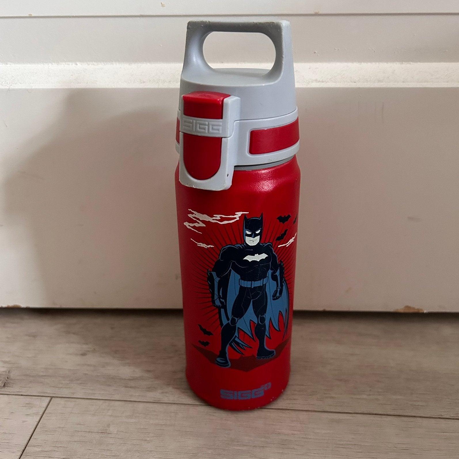Originele SIGG WMB ONE Kids Batman Standing drinkfles., Ophalen of Verzenden, Gebruikt