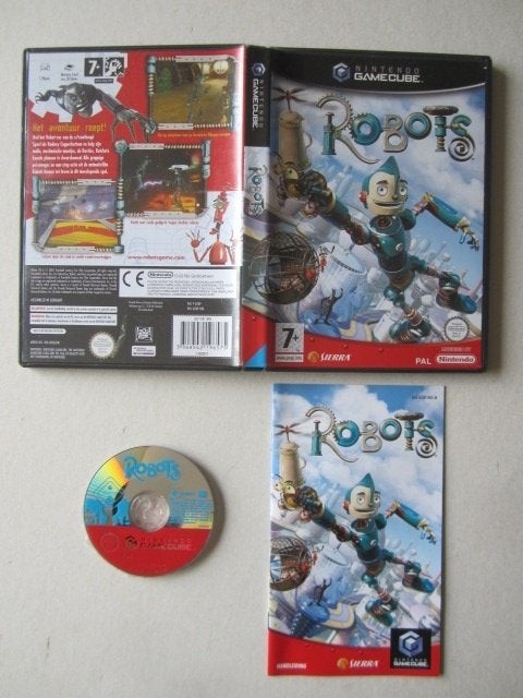 Robots Nintendo Gamecube, 1 speler, Ophalen of Verzenden, Zo goed als nieuw, Vanaf 3 jaar