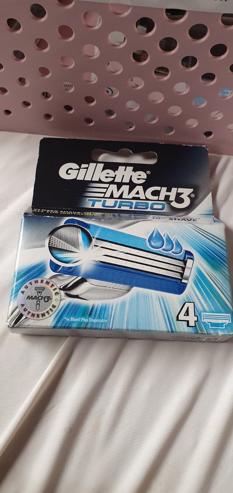 Gillette Mach3 Turbo Scheermesjes - 4 stuks, Verzenden
