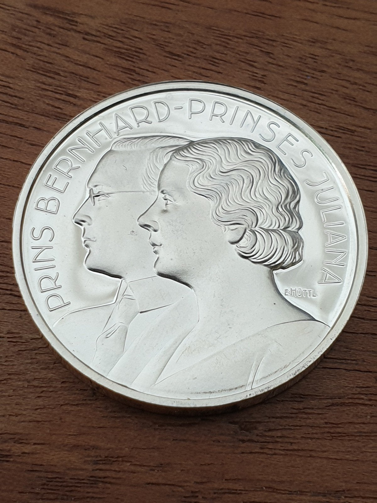 geboortepenning Beatrix 31.1.1938, zilver (BS), Ophalen of Verzenden, Zilver