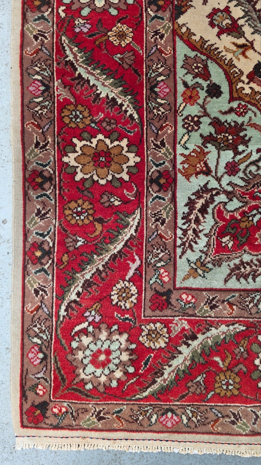 Handgeknoopt oosters wol Tabriz tapijt Bessarabia 190x280cm, 200 cm of meer, Www.hypepopup.nl, Ophalen of Verzenden, Zo goed als nieuw