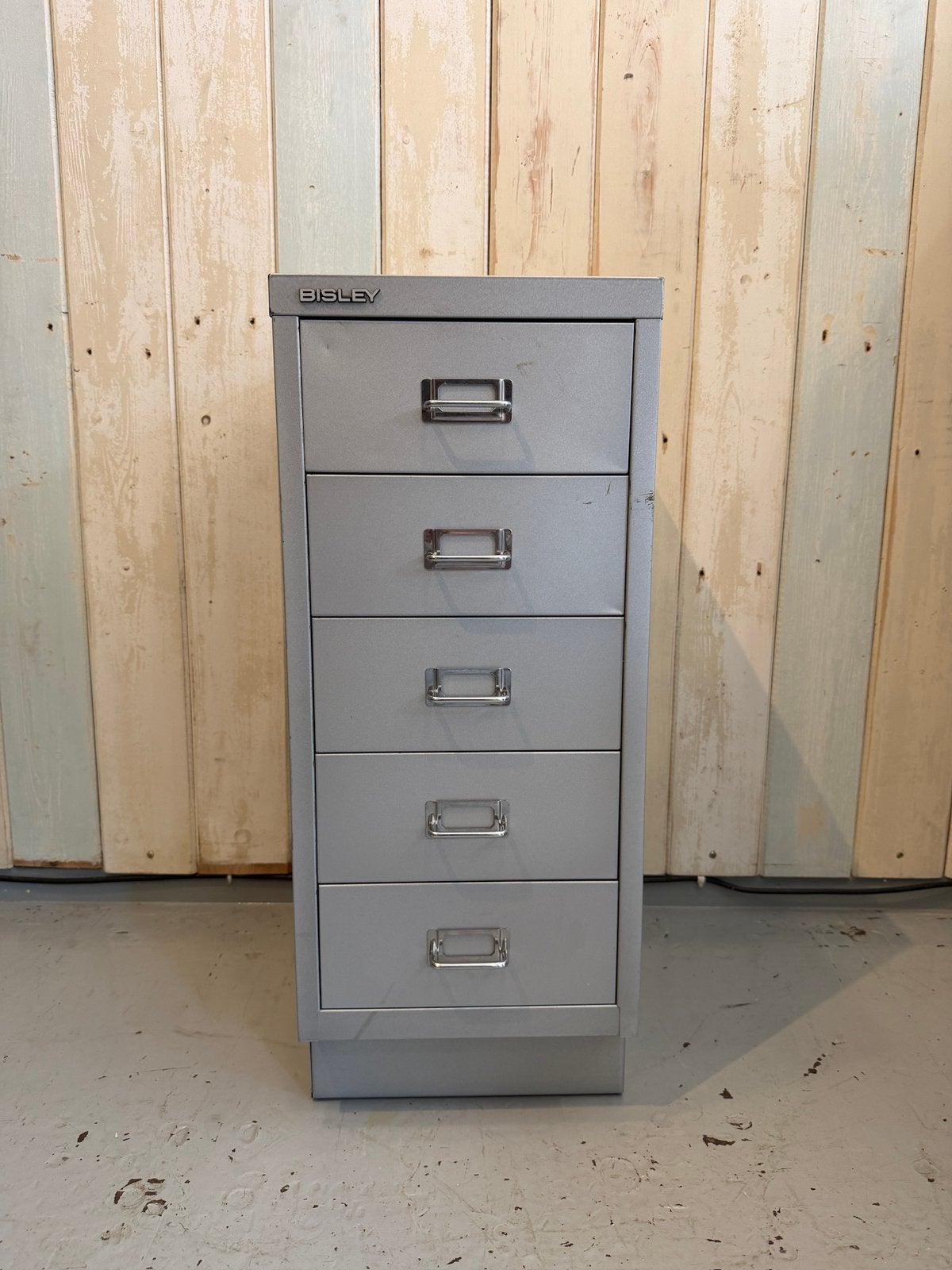 Vintage Bisley ladekastje - industriële ijzeren ladekast, Ophalen, ., Zo goed als nieuw, Vintage industrieel