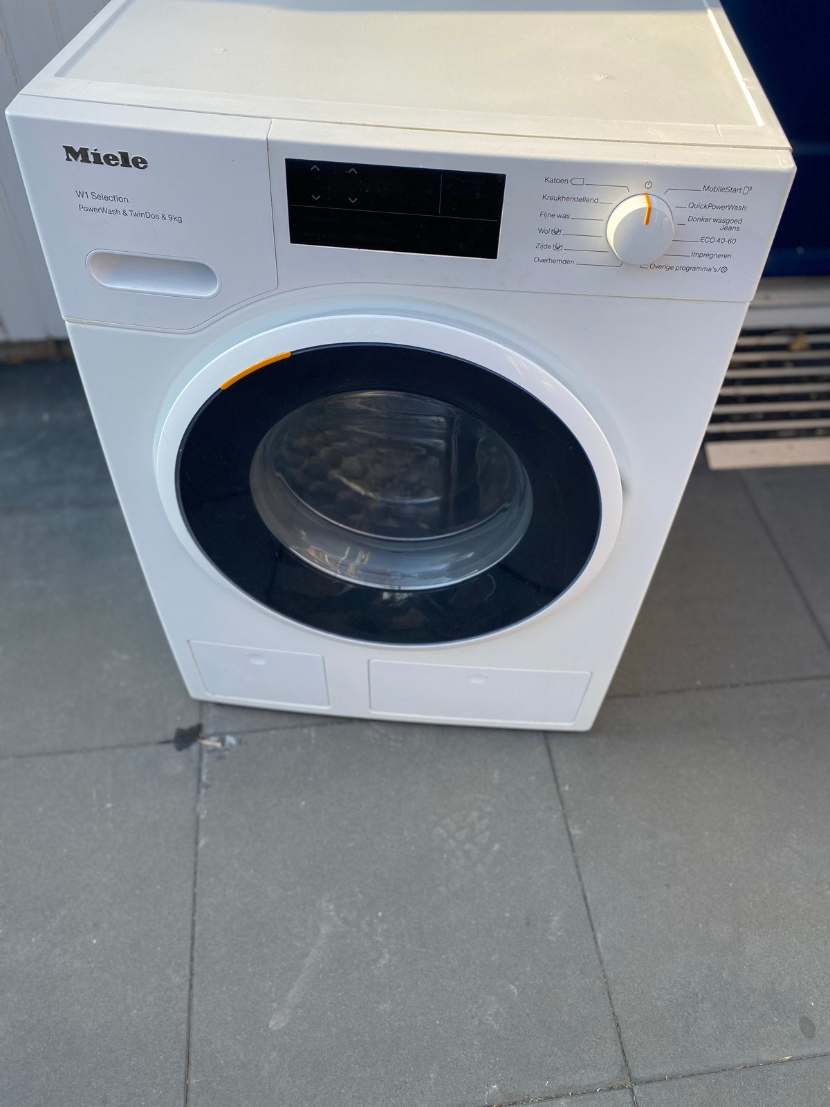 Miele Wasmachine 9kg 1600 toeren TwinDos A+++ Wifi, Gebruikt, 8 tot 10 kg, Ophalen of Verzenden, 1600 toeren of meer