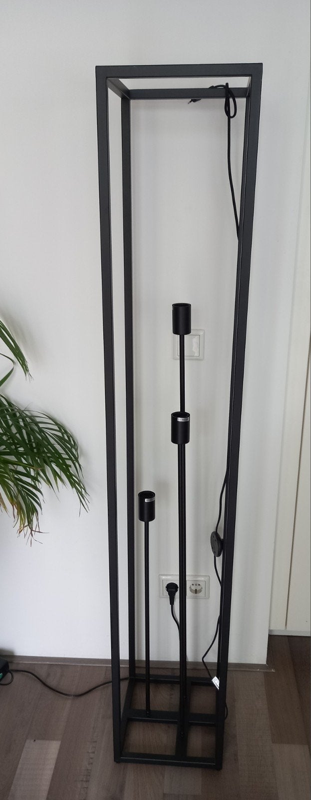 nette Industriële vloerlamp -  3 pits, Ophalen, Zo goed als nieuw, Metaal, 150 tot 200 cm