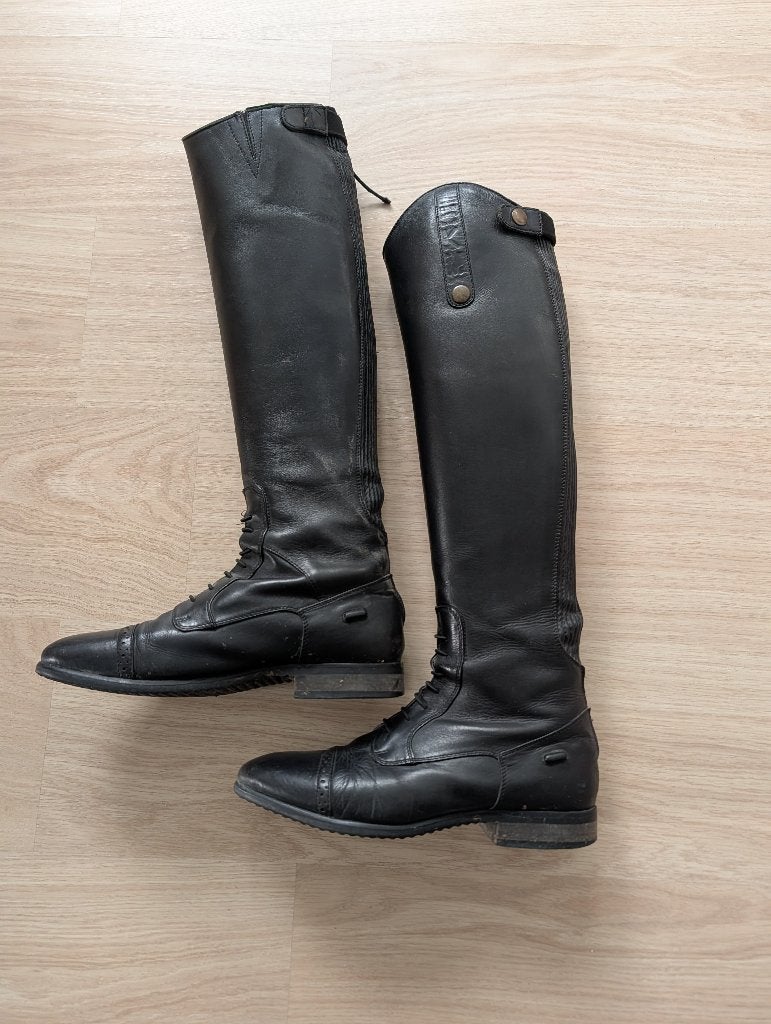 HKM dames paardrijlaarzen maat 40, Ophalen, Gebruikt, Ritssluiting, Dressuur