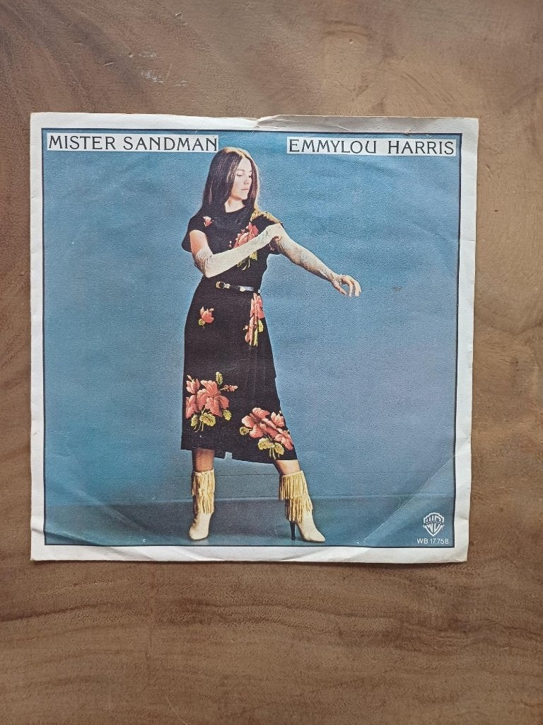 Emmylou Harris - Mister Sandman - Single - Vinyl, Gebruikt, 7 inch, Ophalen of Verzenden, Pop