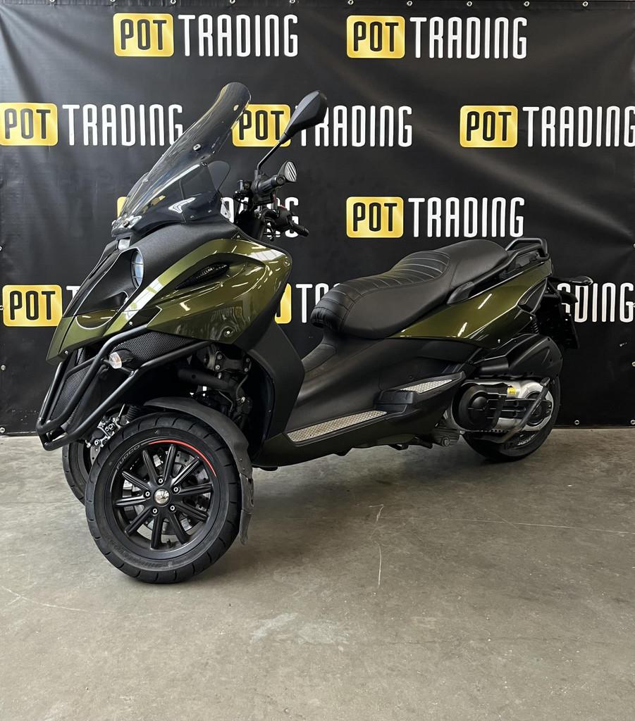 Gilera Fuoco 500 LT autorijbewijs 2014 Olijf Groen 6 mnd gar, Motoren, Scooter, Bedrijf, Gilera Fuoco 500 LT autorijbewijs 2014 Olijf Groen 6 mnd garanti