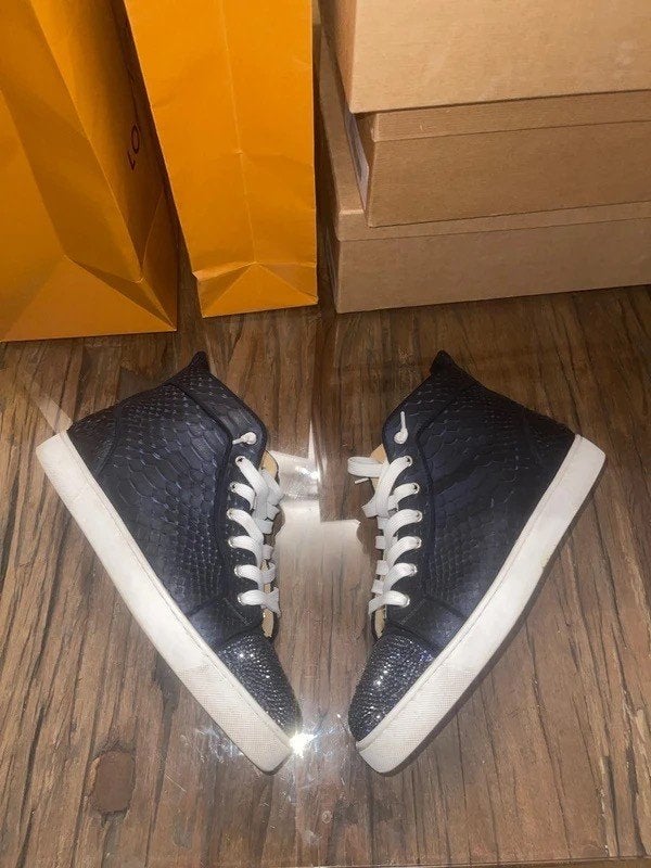 Christian Louboutin High-Top Sneakers, Overige kleuren, Ophalen of Verzenden, Sneakers of Gympen, Zo goed als nieuw