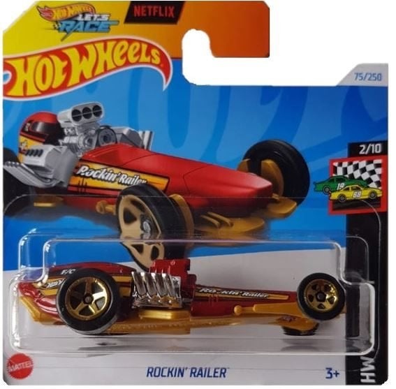 2024 Hot Wheels Rockin' Railer Let's Race Netflix, Ophalen of Verzenden, Nieuw