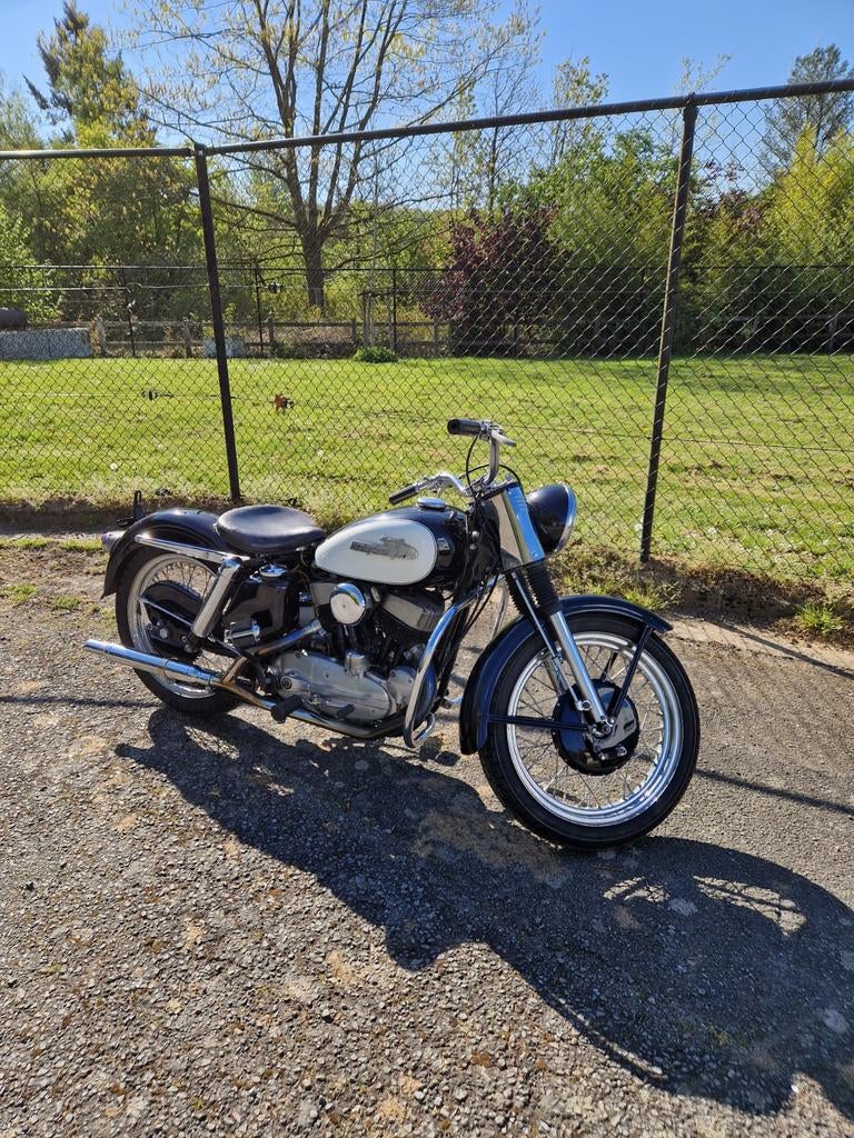 Harley-Davidson KH 1956 - Originele staat, matching numbers, Motoren, 2 cilinders, Motorrijbewijs A, Gebruikt, Particulier