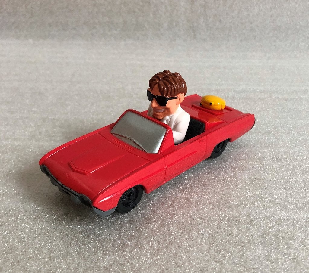 Flubber Robin Williams Ford Thunderbird 1998 11 cm, Ophalen of Verzenden, Gebruikt, Film, Actiefiguur of Pop