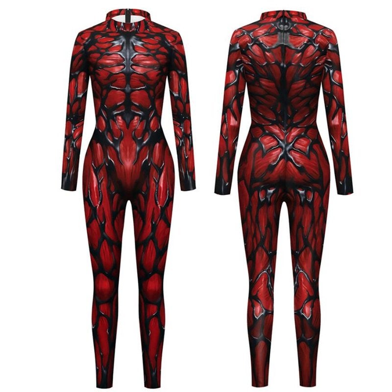 Heren catsuit 4 / bodysuit rood mannen jumpsuit festival, Kleding | Heren, Verzenden, Nieuw, Overige maten, Overige thema's