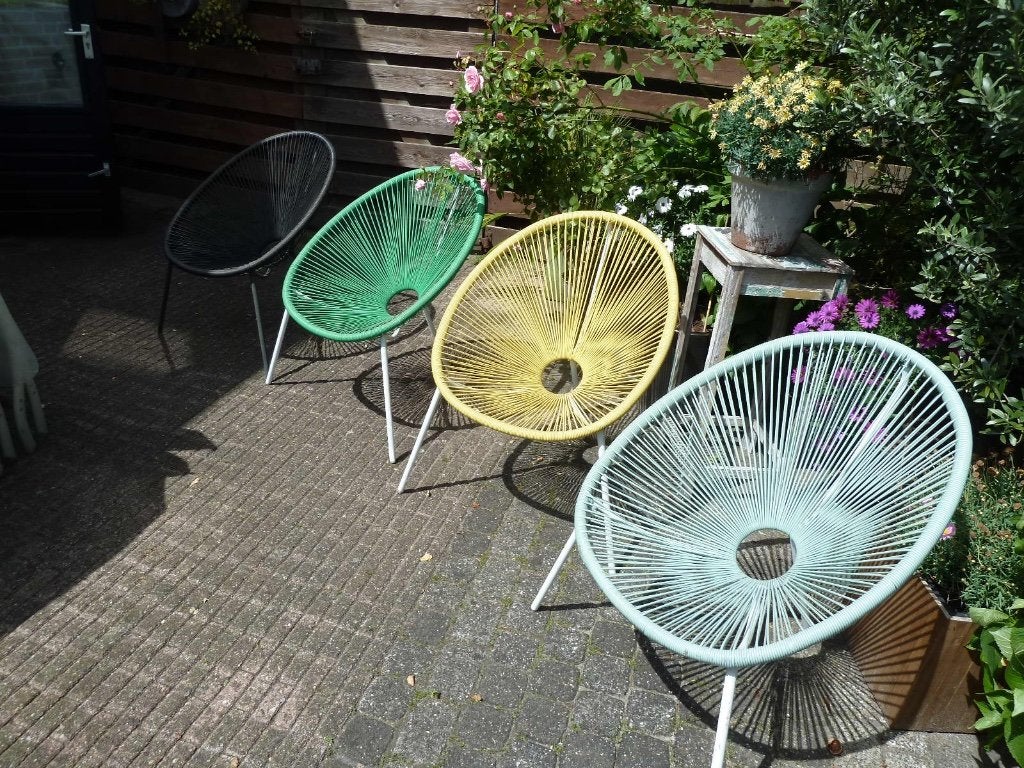 Draadstoel Tuin Haiti, Ophalen, Nieuw, Metaal, Stapelbaar