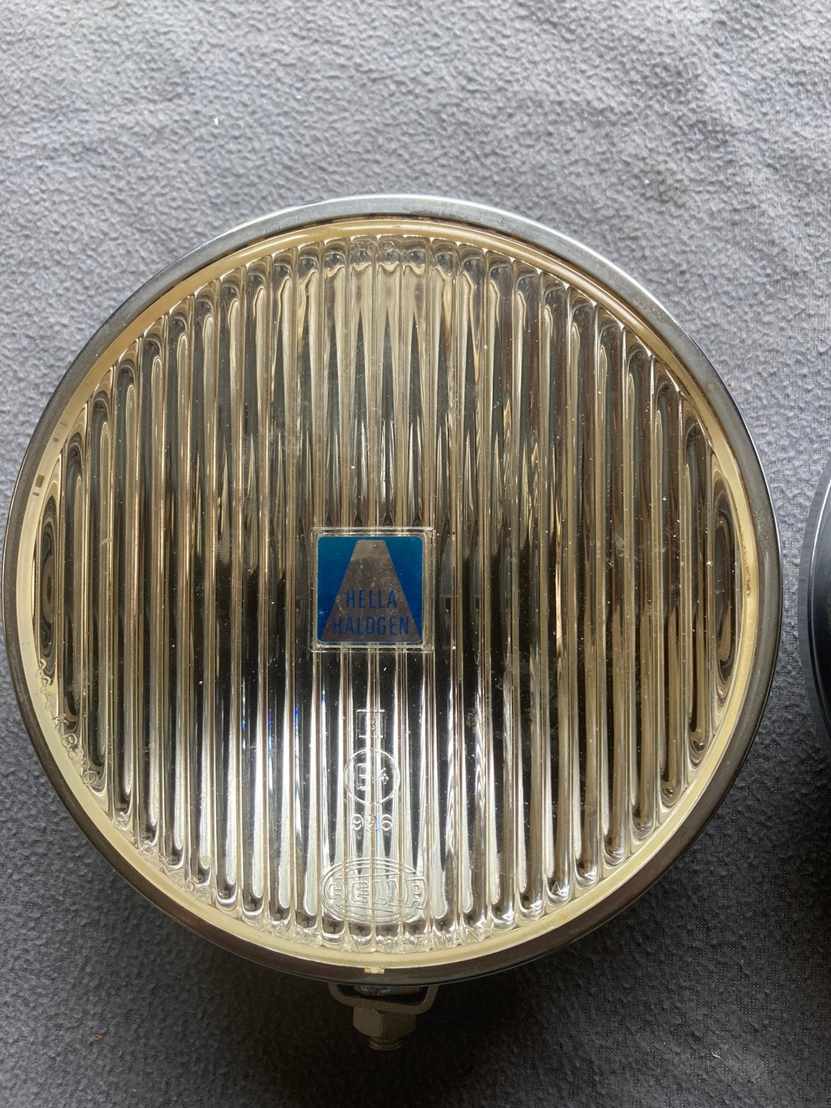 Oldtimer 2 Hella witte mistlampen type 170, Auto-onderdelen, Ophalen of Verzenden, Gebruikt