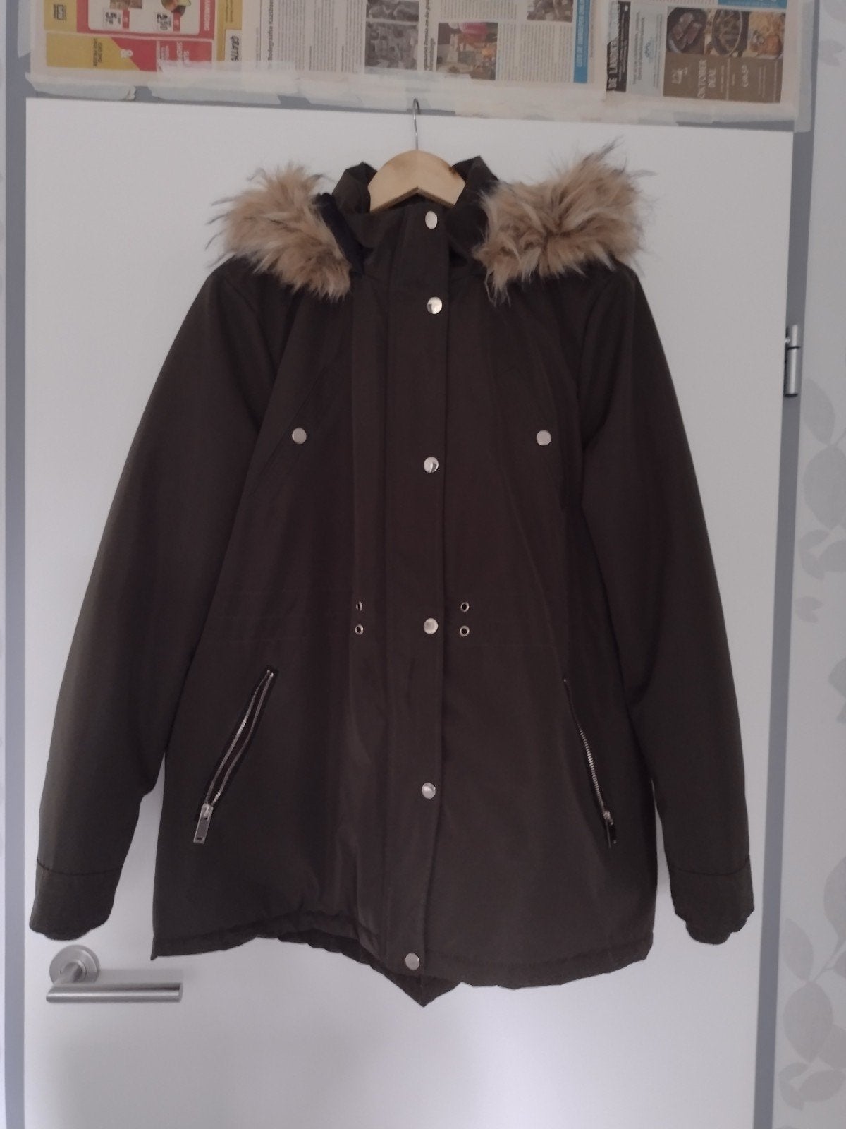 Winterjas Dames., Primark, Maat 42/44 (L), Ophalen of Verzenden, Zo goed als nieuw