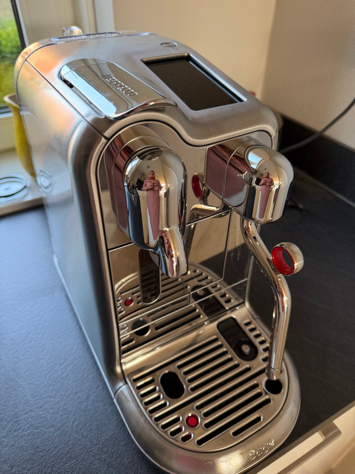 Sage Nespresso Creatista pro koffiemachine - Werkt perfect, Witgoed en Apparatuur, Koffiezetapparaten, Gebruikt, Verzenden, Espresso apparaat