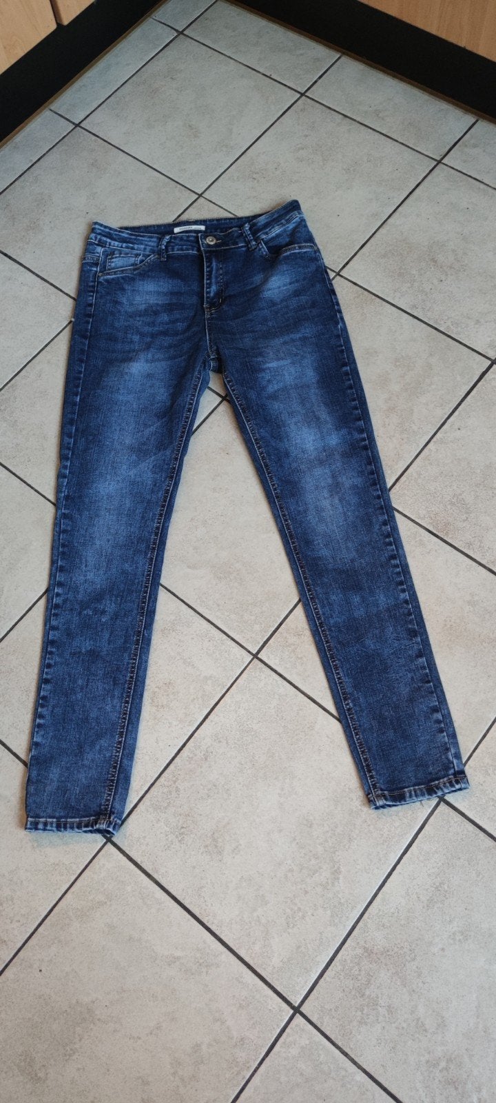 GOODIES Jeans maat 42, Kleding | Dames, Ophalen of Verzenden, Zo goed als nieuw, Blauw, W33 - W36 (confectie 42/44)