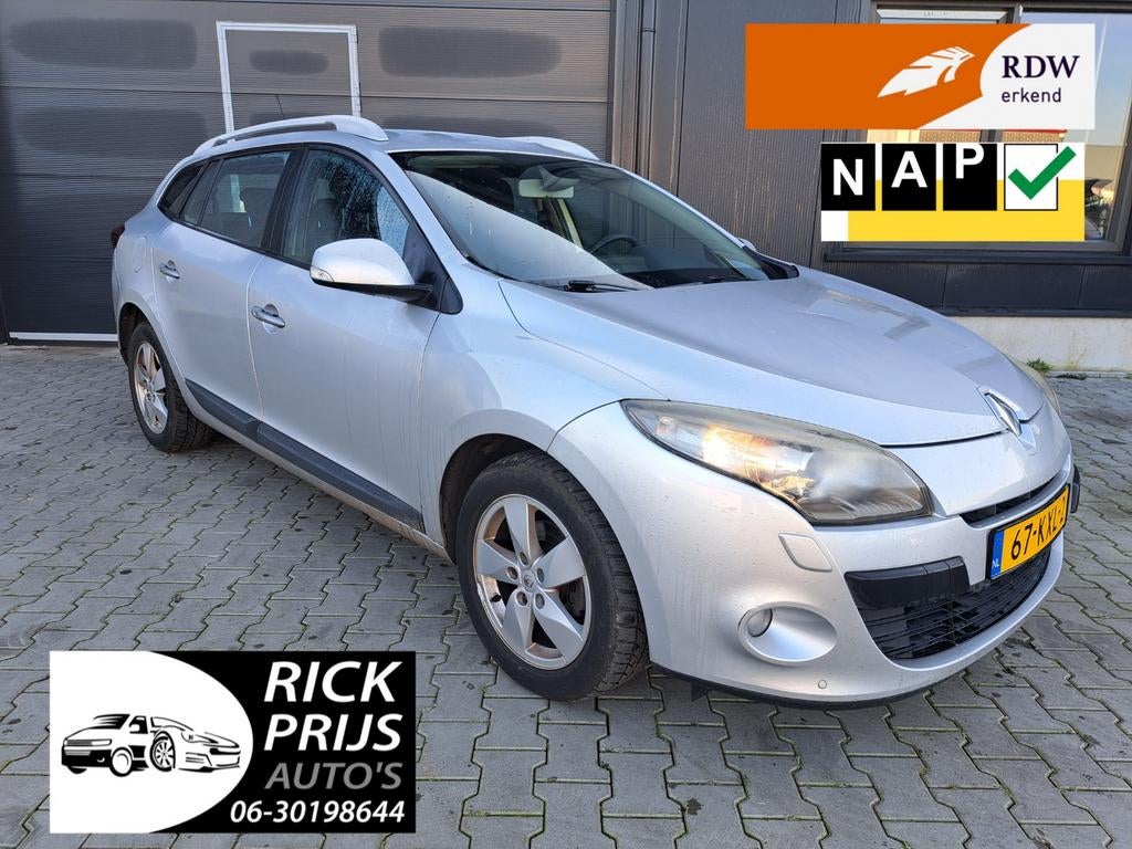 Renault Mégane 1.4 16V TCE 96KW Estate 2010 Grijs, Auto's, Voorwielaandrijving, 657 kg, 15 km/l, 4 cilinders