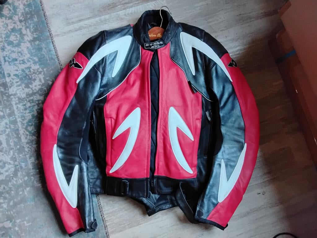 Motorjas leer, Motoren, Kleding | Motorkleding, Ophalen, Tweedehands, Heren, Jas | leer