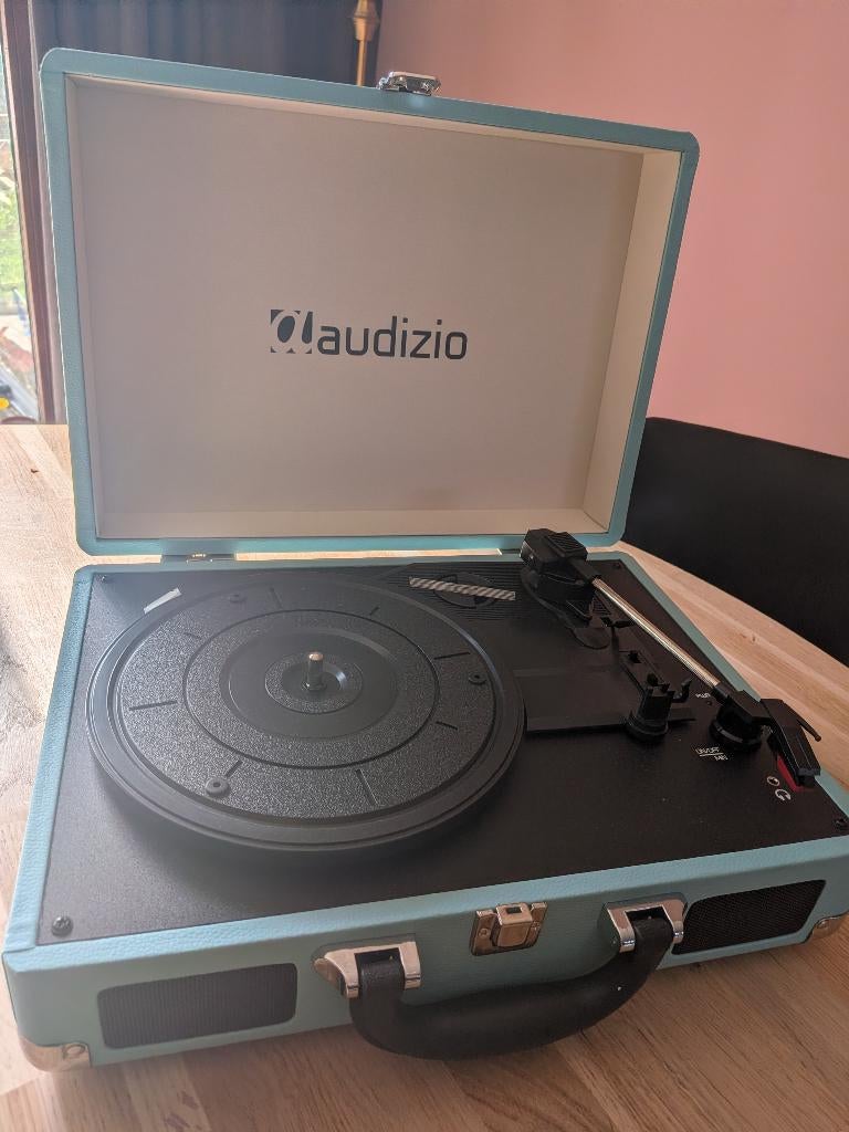 Audizio Portable Record Player, Ophalen, Zo goed als nieuw, Platenspeler, Overige merken