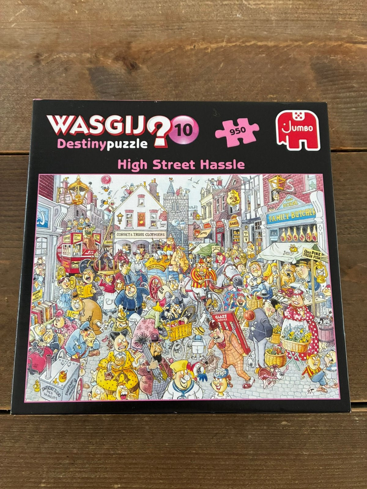 Drie puzzels Wasgij, Ophalen of Verzenden, 500 t/m 1500 stukjes, Zo goed als nieuw, Legpuzzel