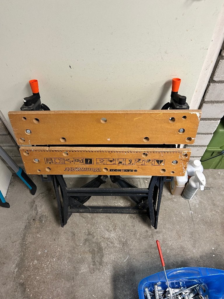 BLACK+DECKER Workmate WM536-QW Werkbank / Werktafel, Ophalen, Gebruikt, Minder dan 70 cm, Inklapbaar