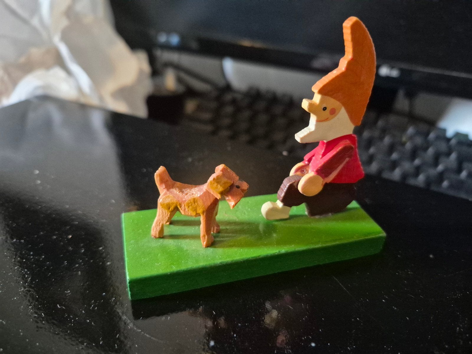 Diverse handgemaakte figuurtjes en items uit het Erzgebirge, Verzamelen, Ophalen of Verzenden, Gebruikt