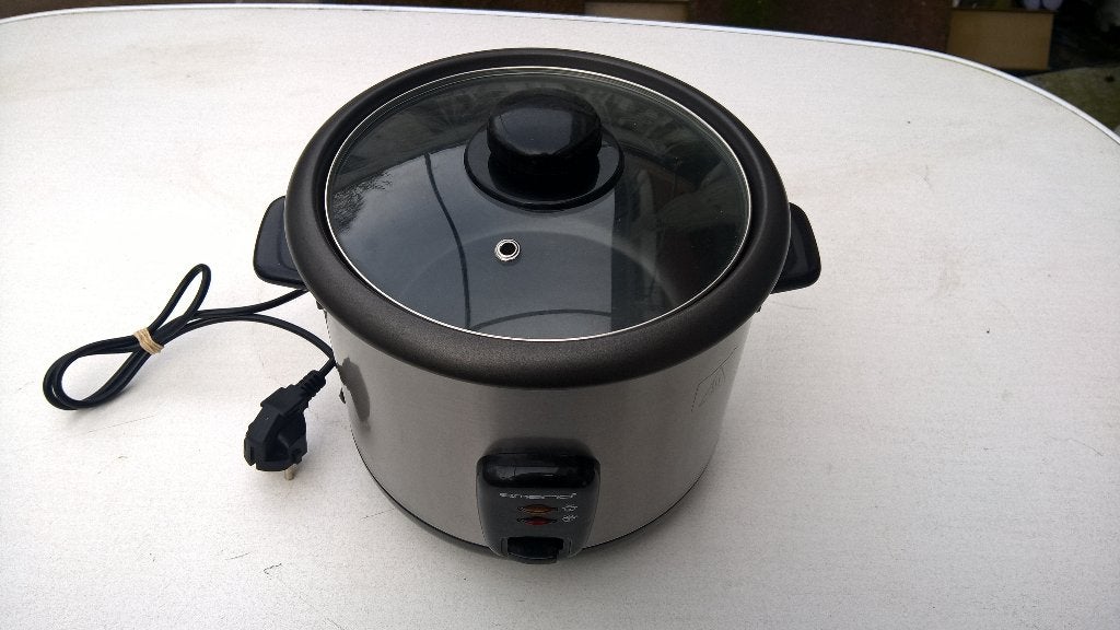 TE koop aangeboden mooi rijst koker.doe gepast bod, Ophalen of Verzenden, Vaatwasmachinebestendig, Gebruikt