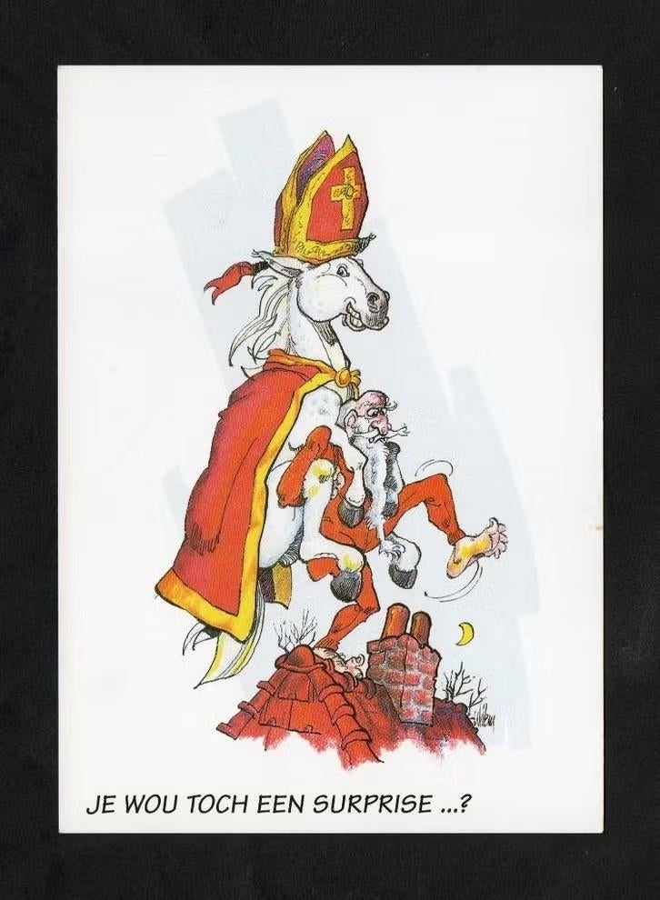 Sinterklaas en zijn Paard, je wou toch een surprise?, Ophalen of Verzenden, 1980 tot heden, Ongelopen, Cultuur en Media