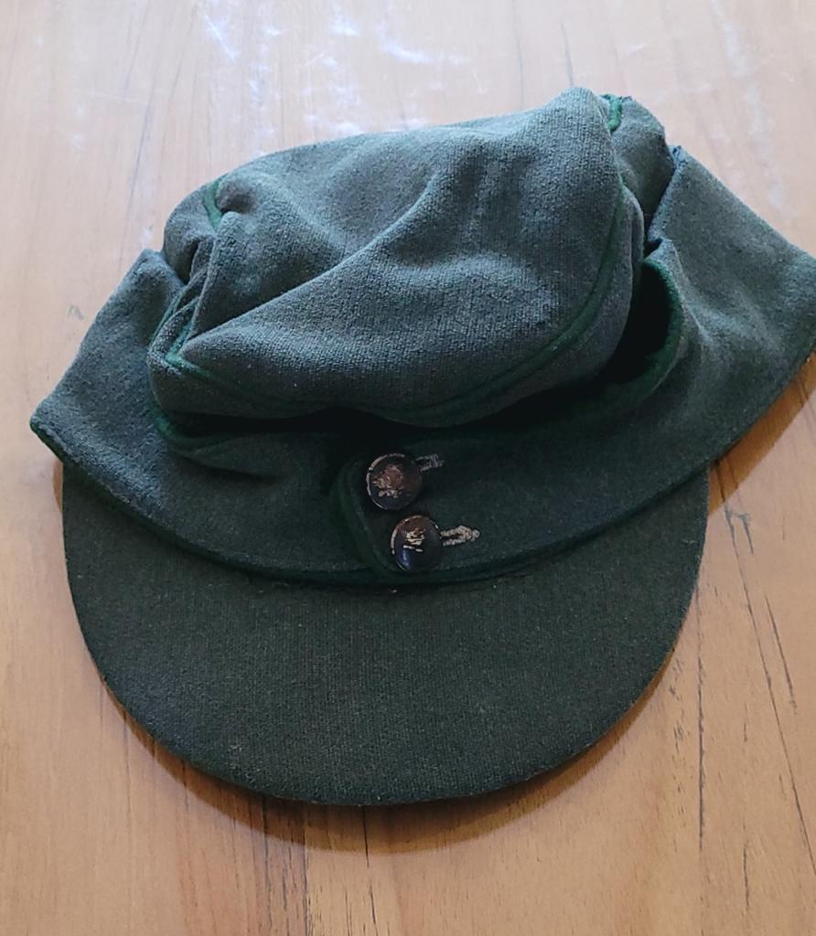 Duitse veldmuts orgineel wereldoorlog twee., Ophalen of Verzenden, Landmacht, Duitsland