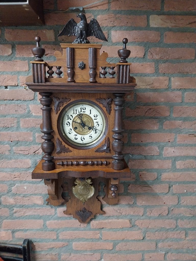 Mooie  vrijslinger, Antiek en Kunst, Antiek | Klokken, Ophalen of Verzenden