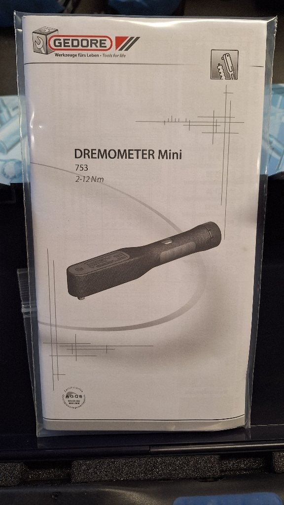 Gedore Dremometer Mini 753-14 Momentsleutel 2-12Nm SET!!!!!, Auto diversen, ., Nieuw, Ophalen of Verzenden, .