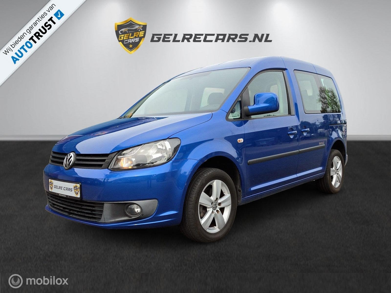 Volkswagen Caddy Combi 1.2 TSI Highline 7p.Roncalli Topstaat, Auto's, Volkswagen, Voorwielaandrijving, Stof, Gebruikt, Blauw