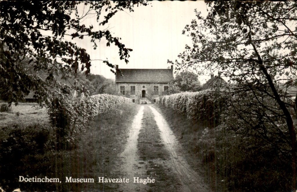 Doetinchem - Museum Havezate Haghe - Voorgevel, Ophalen of Verzenden, 1960 tot 1980, Gelopen, Gelderland