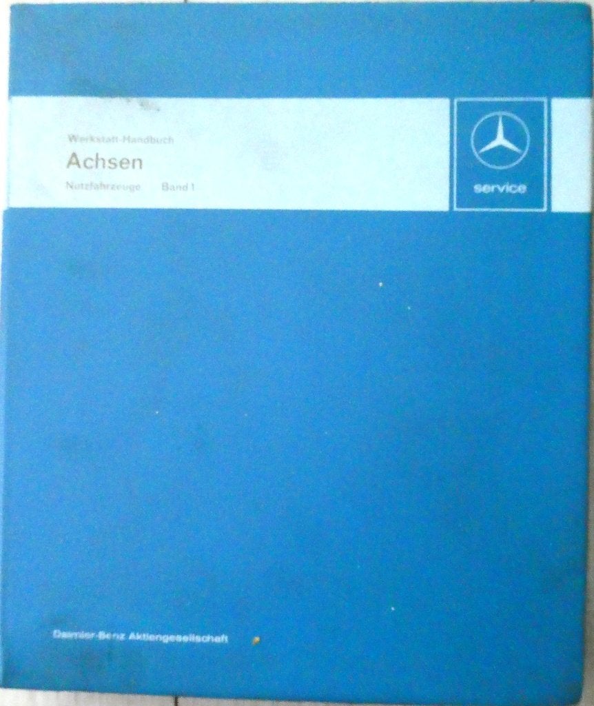 Vrachtwagens / Mercedes werkplaats handboek Assen 1971, Verzenden