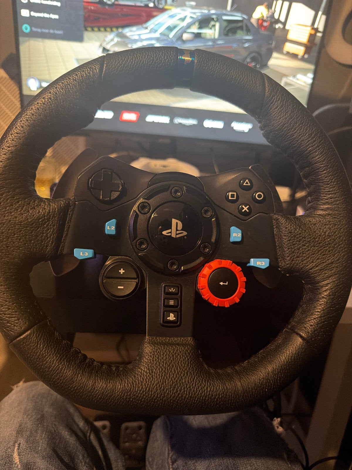 Logitech G920 Driving Force Racestuur voor PS4/PC, Ophalen, Racestuur, Force feedback, PlayStation