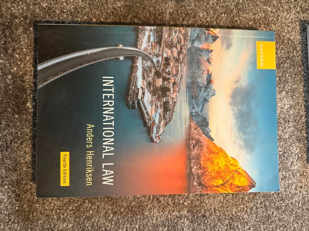 International Law - Anders Henriksen (Fourth Edition), Boeken, Studieboeken en Cursussen, Ophalen of Verzenden, Gamma, Zo goed als nieuw