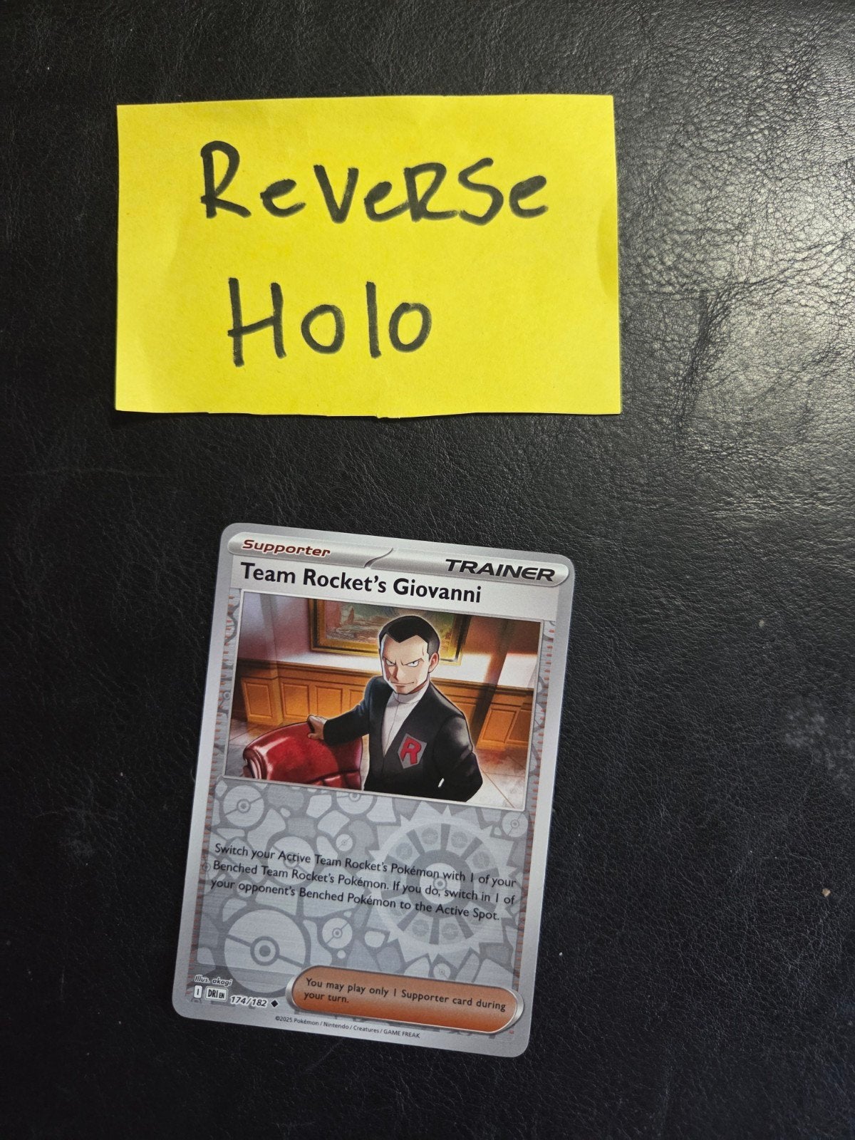 Team rocket's giovanni 174/182 Destined rivals, Ophalen of Verzenden, Zo goed als nieuw