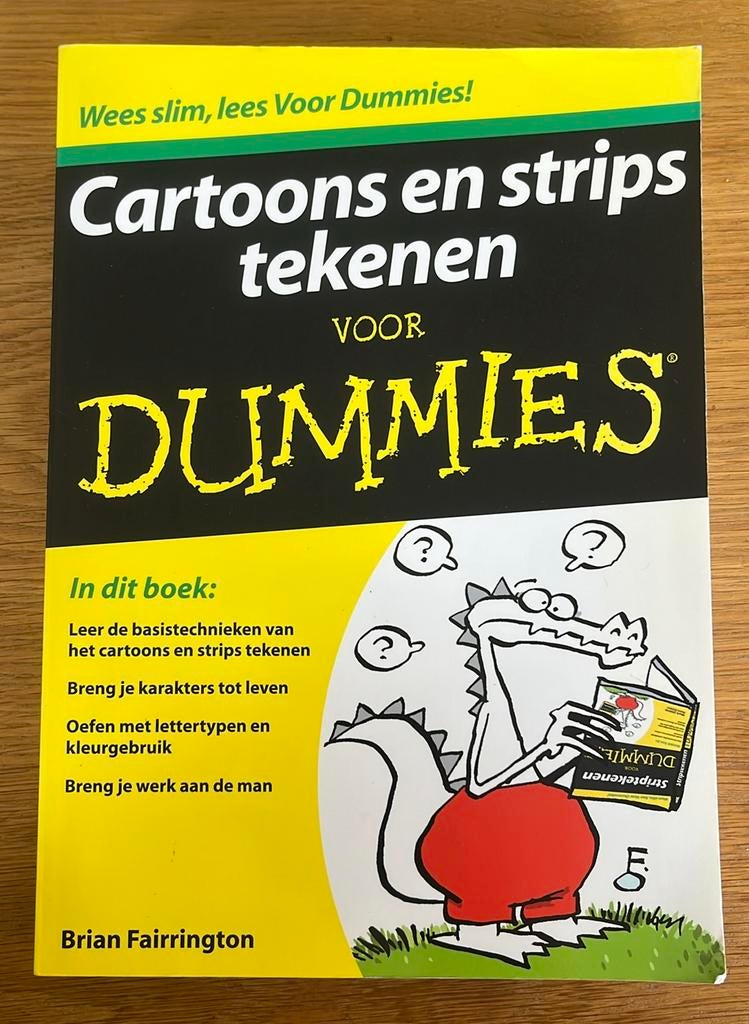 Cartoons en strips tekenen voor Dummies - Brian Fairrington, Boeken, Ophalen of Verzenden, Zo goed als nieuw, Tekenen en Schilderen