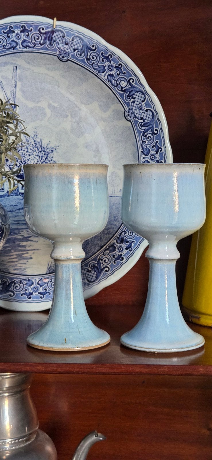 handgemaakte vintage keramische kelken, Ophalen of Verzenden